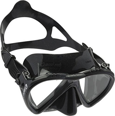 Cressi Lince, Maschera Unisex – Adulto, Nero, Taglia Unica