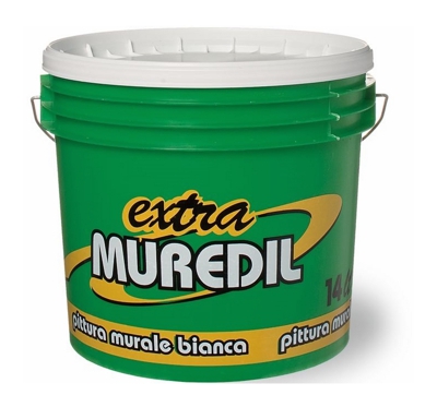 Pittura Murale Bianca Idropittura Traspirante Extra Muredil 4 Lt.