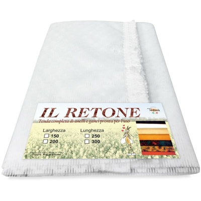 TENDA rete ZANZARIERA da esterno GIARDINO BALCONE rombo unito BIANCO cm.150X250 qualità extra