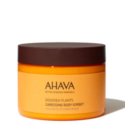 Ahava acariciando el cuerpo sorbete 350ml en oferta