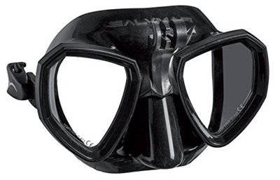 SALVIMAR Trinity, Maschera Unisex Adulto, Nero, Taglia Unica