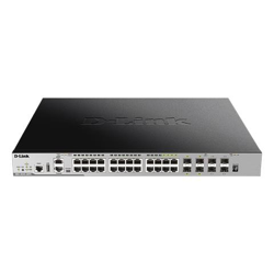 Switch Gestito DGS-3630-28PC 28 Porte / Interfacce 20 x 10/100/1000BASE-T PoE / 4 x 1000BASET PoE / SFP / 4 x 10 GbE SFP+ / Colore Nero características