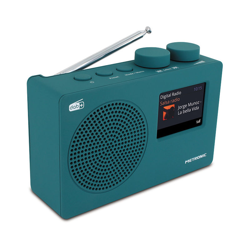 Radio portatile digitale DAB+ e FM RDS con display - Verde precio