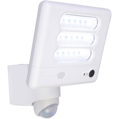 luce parete Esa con rilevatore di movimento 25 W bianco - Lutec