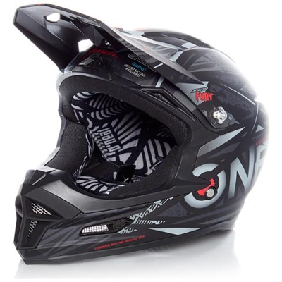 Casco Integrale Mtb Oneal 2019 Fury Rl Synthy Nero (xs, Nero)