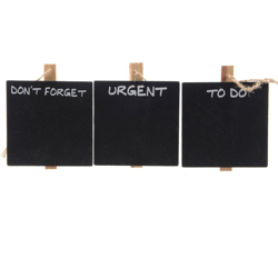 Peragashop - LAVAGNETTA 'URGENT - DON'T FORGET - TO DO' 8x10CM en oferta