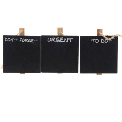 Peragashop - LAVAGNETTA 'URGENT - DON'T FORGET - TO DO' 8x10CM