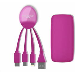 Xoopar Weekender Power Pack Rosa Accessori Smartphone Tablet en oferta