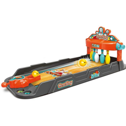 Bakaji - Gioco da Tavolo Mini Bowling Strike Giocattolo Bambini 3 Palline Portatile en oferta