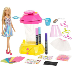 Barbie Crayola Playset Set Studio Moda Accessori Con Bambola Multicolore - Mattel en oferta