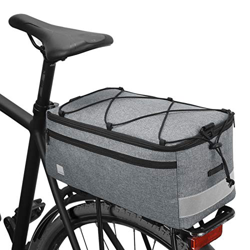 Lixada Borsa Termica per Bici 8L Resistenza allo Strappo Grande capacità 37x16x16cm, Pacchetto Posteriore per Bicicletta Sacchetto dei Bagagli per Cic características