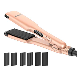 tomight Piastra Capelli Professionale, 3 in 1 Modellatori Capelli Multifunzione con Display LCD e Blocco di Sicurezza, Regolazione Temperatura, per Ca características