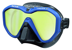 SEAC Italica, Maschera Sub Monolente per Immersione Subacquea Professionale, Ricreativa e Snorkeling, Alta qualità Made in Italy Unisex Adulto, Nero L en oferta