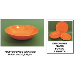 Bighouse It - PIATTO CERAMICA FONDO CM.21 ARANCIO precio