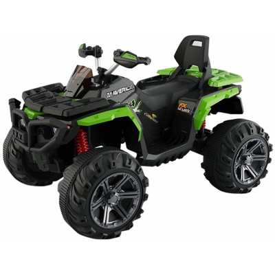 Macchina elettrica per bambini quad passion 12V verde ruote motrici BK-B83562