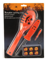 Kit 3 Pz Per Intaglio Creare Zucca Di Halloween Accessori Feste Halloween precio