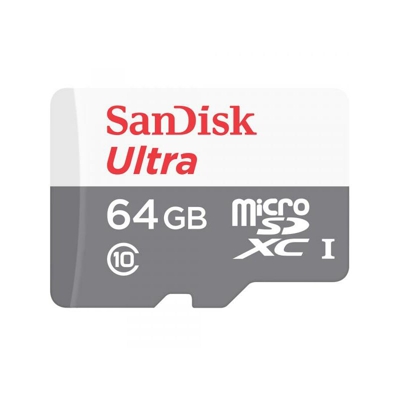 Ultra MicroSDXC 64GB UHS-I + SD Adapter memoria flash Classe 10 - Sandisk