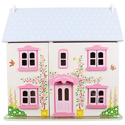 Giocattoli Playset Heritage Rose Cottage - Casa Di Bambole In Legno Con Mobili características