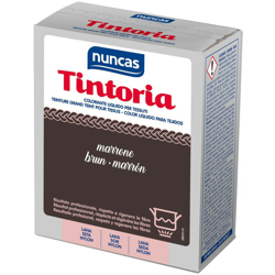 COLORANTE TINTA MARRONE LANA, SETA, NYLON MONODOSE - Nuncas precio