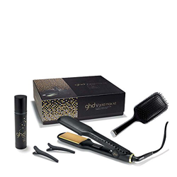 GHD capelli Styling Dei Capelli Styler Gold Max Kit GHD V Gold Max styler + Spazzola Piatta + Heat Protect Spray + due fermagli 1 PZ. características