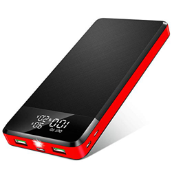 Power Bank 26800mAh, Caricabatterie Portatile con 5 Porte, 2 USB con QC 3.0 PD18W e USB C, Display Digitale LED e Torcia, Carica Veloce Batteria Ester precio