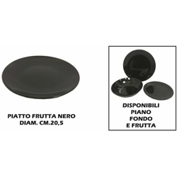 Bighouse It - PIATTO CERAMICA FRUTTA CM.20 NERO características