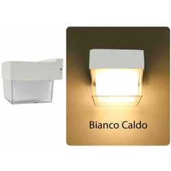 Driwei - Applique lampada led da parete moderno 7w quadrato bianco luce calda 3000k en oferta