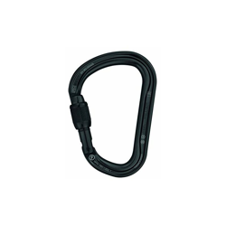 PETZL M36A SLN William - Moschettone in Alluminio, Asimmetrico, di Grande capacit?, Tipo con bloccaggio a Vite, Colore: Nero precio