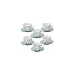 set 6 tazzine da caffè con piattino Metropol.Casablanca - Tognana en oferta