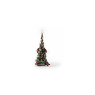 Mercury S.r.l - NAT.ALBERO VETRO C/DECOR/LUCI CM.24 38855