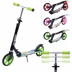 Kick Scooter City Scooter Verde Per Bambini e Adulti Portata 100 kg - Arebos precio