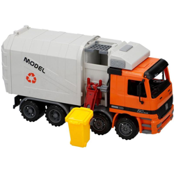 Camion Ecologico Giocattolo Bambini con Cestello Sollevabile e Bidone Scala 1:12 en oferta