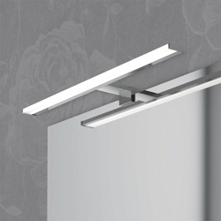 Lampada Bagno Led 50 cm in Alluminio e ABS Cromato da 5,5w en oferta