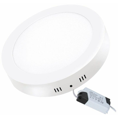 Plafoniera led soffitto 25W rotondo luce naturale pannello con staffa futura