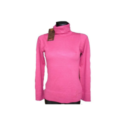 Abbigliamento donna Maglione dolcevita Guru Gang collo alto invernale idea regalo Fucsia,L precio