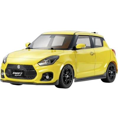 Suzuki Swift sport Giallo Brushed 1:10 Automodello Elettrica Auto stradale Trazione anteriore In kit da costruir - Tamiya