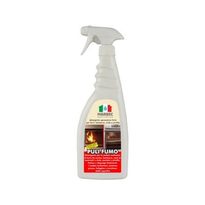 Marbec - PULI FUMO 750ML | Detergente sgrassatore forte igienizzante per forni, barbecue, stufe e pirofile