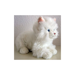 Gatto di peluche bianco, gatto persiano, 27 cm (42 cm con coda) precio