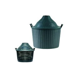 Ricelsud.it - CESTA A CUPOLA IN PLASTICA PER DAMIGIANA A BOCCA STRETTA DA LT 5 FERR 148108 precio