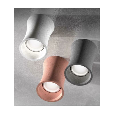 LAMPADA SPOT DA PARETE DUNA GRIGIO CHIARO GU10 DUNA P GRIGIO FDUPG1 - G.e.a.luce