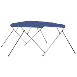 Bimini Di Prua Con Tendalino A 4 Archi Blu 243x180x117 Cm precio