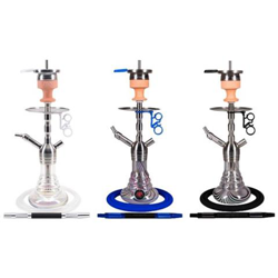 Chicha Amy Ss17r - Amy Deluxe Hookah Colore Trasparente en oferta