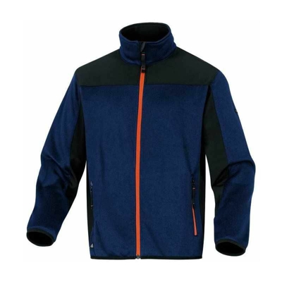 Delta Plus - Cardigan Deltaplus Beaver Blu/Orange con Zip Tg. M