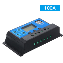 Regolatore solare, caricabatteria, uscita USB 5V 2.5A | Blu 100A, 12V / 24V - Blu 100A, 12V / 24V características