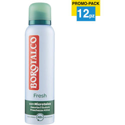 12 x Deodorante Borotalco Deo Spray Fresh Promo Pack Confezione 12 Bottiglie características