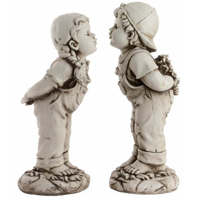 Scaramuzza Modo - Statua Bambino Bambina cm 19x20,5x48 Assortito 2 Varianti (1 Pezzo)