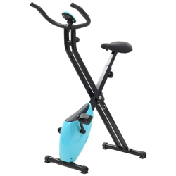 Cyclette Magnetica Pieghevole X-Bike con Misurazione del Polso Nero e Blu en oferta