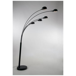 Lampada Da Terra Ad Arco Mutli Arm, Nera, E14 precio