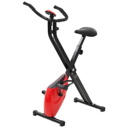 Cyclette Magnetica Pieghevole X-Bike con Misurazione del Polso Nero Rosso características