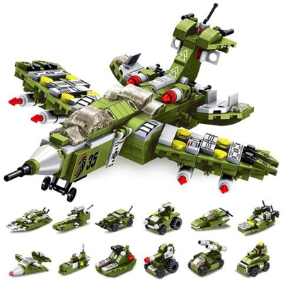 Costruire Giocattoli 576 Pcs Destroyer Fighter Playset Warcraft Toy Ingegneria Creativa 1 25-in-